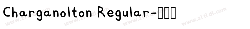 Charganolton Regular字体转换